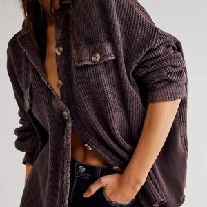Free people one scout jacket. Gently used. Color Mole~ in size large.